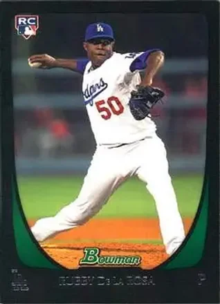 2011 Bowman Draft Picks & Prospects #30 - Rubby De La Rosa - Los Angeles Dodgers