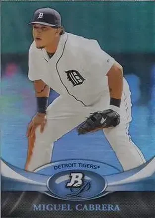 2011 Bowman Platinum #6 - Miguel Cabrera - Detroit Tigers