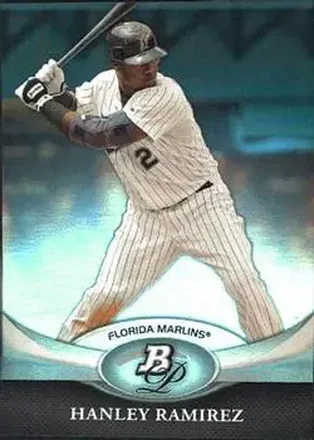 2011 Bowman Platinum #8 - Hanley Ramirez - Florida Marlins