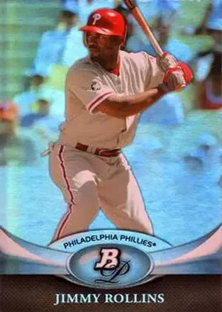 2011 Bowman Platinum #12 - Jimmy Rollins - Philadelphia Phillies