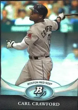 2011 Bowman Platinum #16 - Carl Crawford - Boston Red Sox