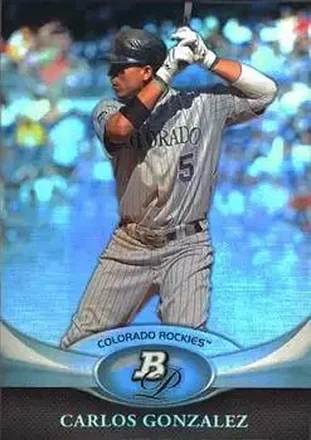 2011 Bowman Platinum #19 - Carlos Gonzalez - Colorado Rockies