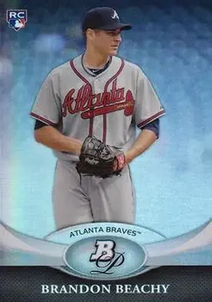 2011 Bowman Platinum #25 - Brandon Beachy - Atlanta Braves