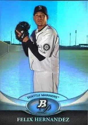 2011 Bowman Platinum #30 - Felix Hernandez - Seattle Mariners