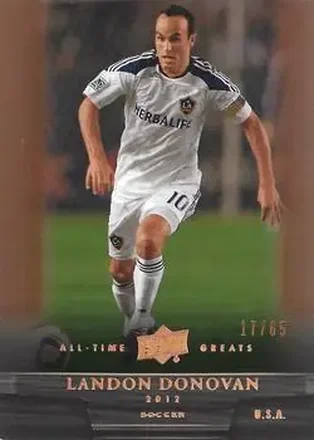 2012 Upper Deck All-Time Greats - Bronze #37 - Landon Donovan - Los Angeles Galaxy