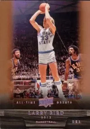2012 Upper Deck All-Time Greats - Bronze #39 - Larry Bird - Indiana State Sycamores