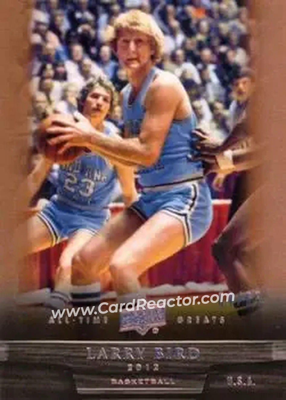 2012 Upper Deck All-Time Greats - Bronze #40 - Larry Bird - Indiana State Sycamores - Front