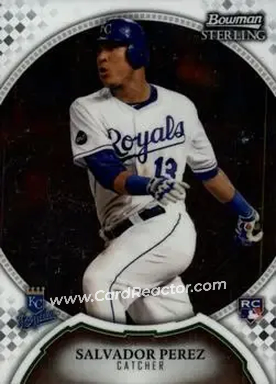 2011 Bowman Sterling #3 - Salvador Perez - Kansas City Royals - Front
