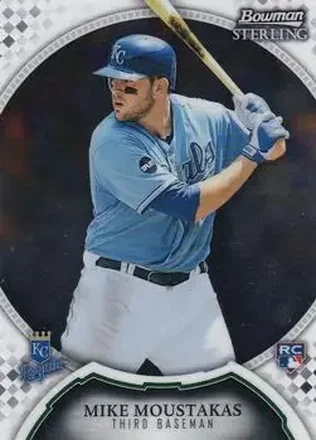 2011 Bowman Sterling #9 Mike Moustakas