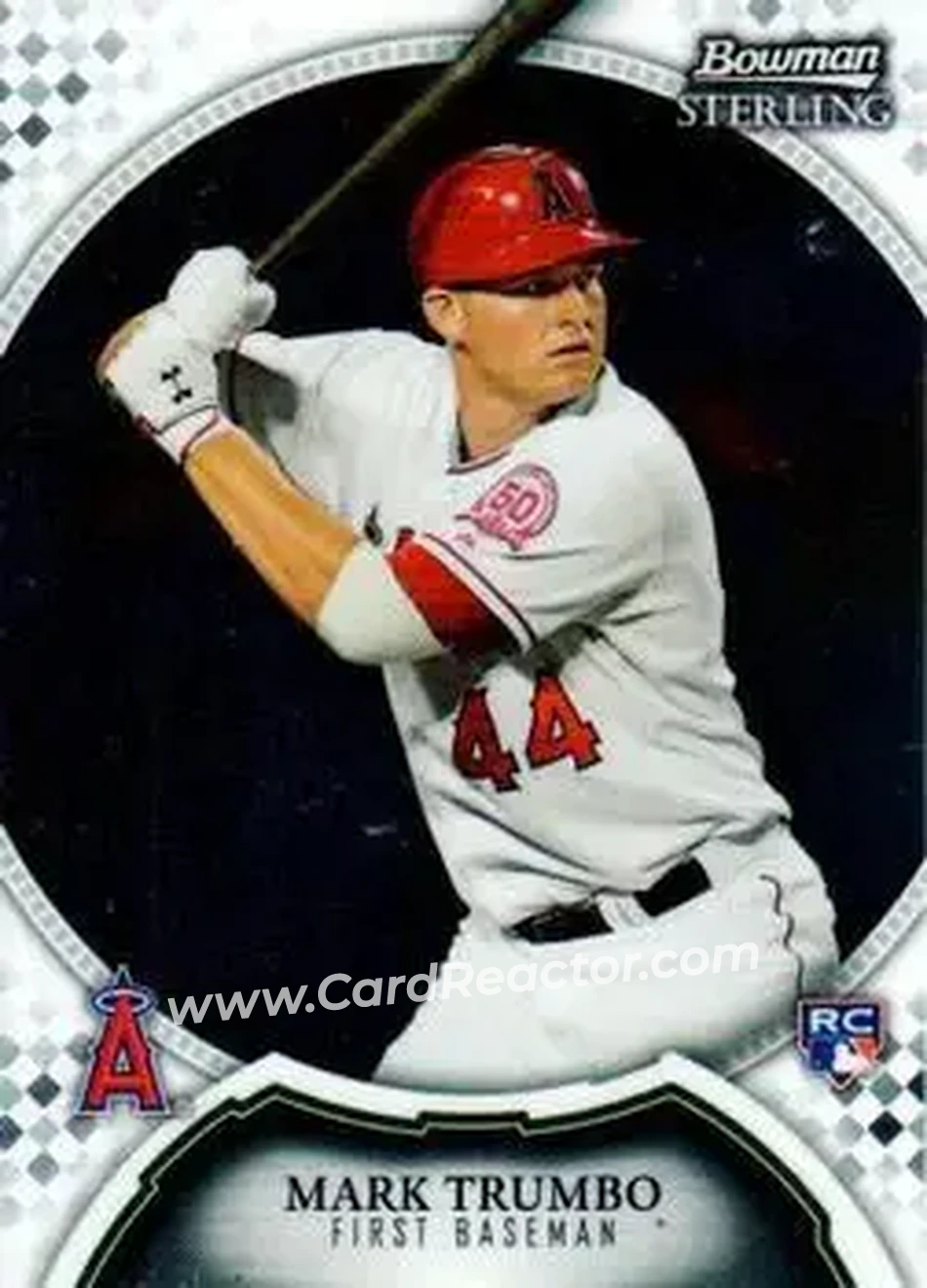 2011 Bowman Sterling #18 - Mark Trumbo - Los Angeles Angels - Front