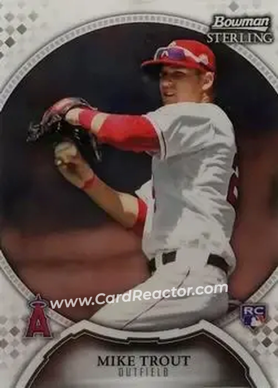 2011 Bowman Sterling #22 - Mike Trout - Los Angeles Angels - Front