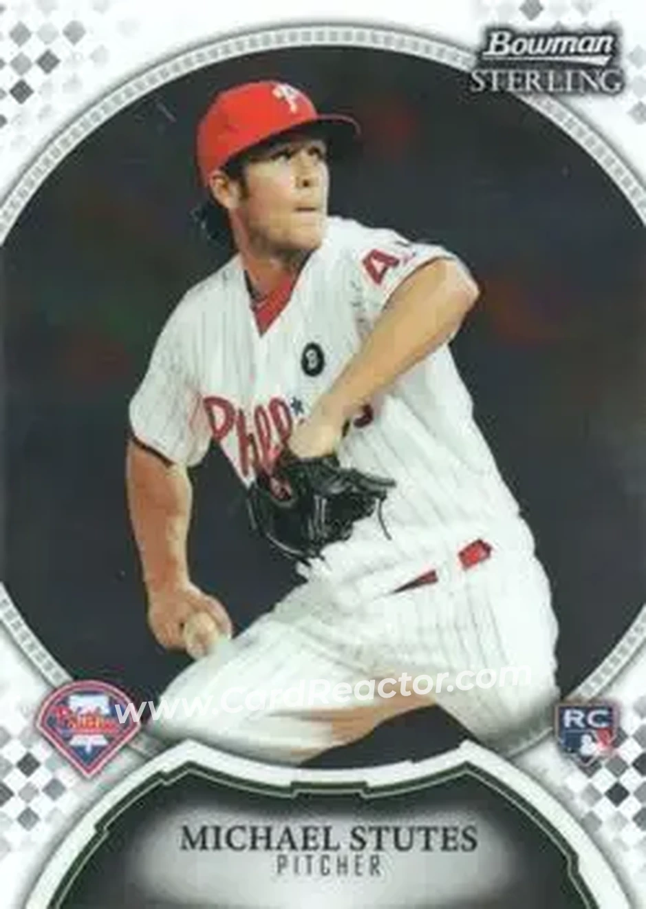 2011 Bowman Sterling #34 - Michael Stutes - Philadelphia Phillies - Front