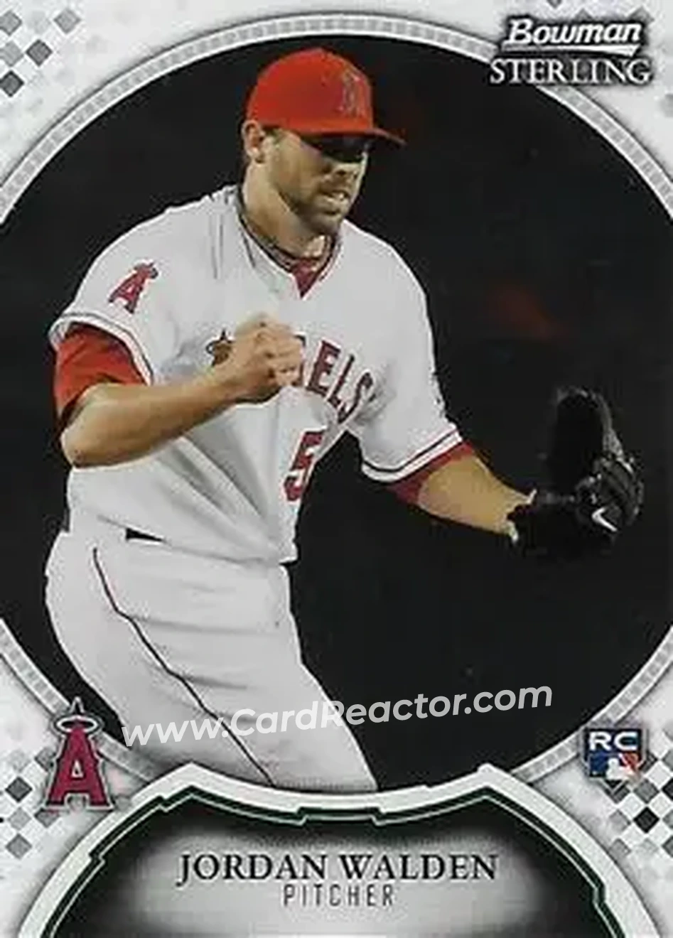 2011 Bowman Sterling #42 - Jordan Walden - Los Angeles Angels - Front