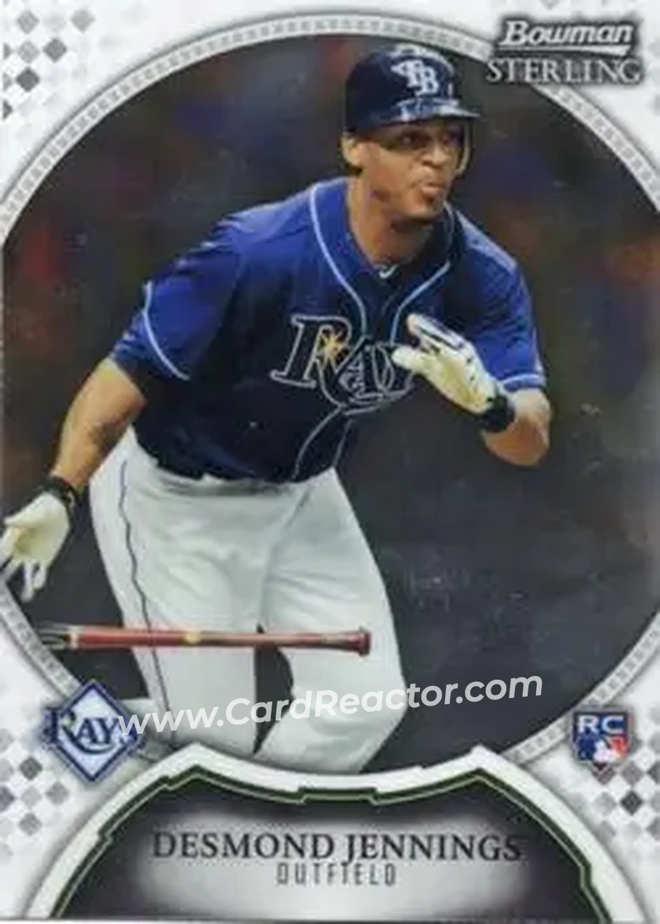 2011 Bowman Sterling #45 - Desmond Jennings - Tampa Bay Rays - Front