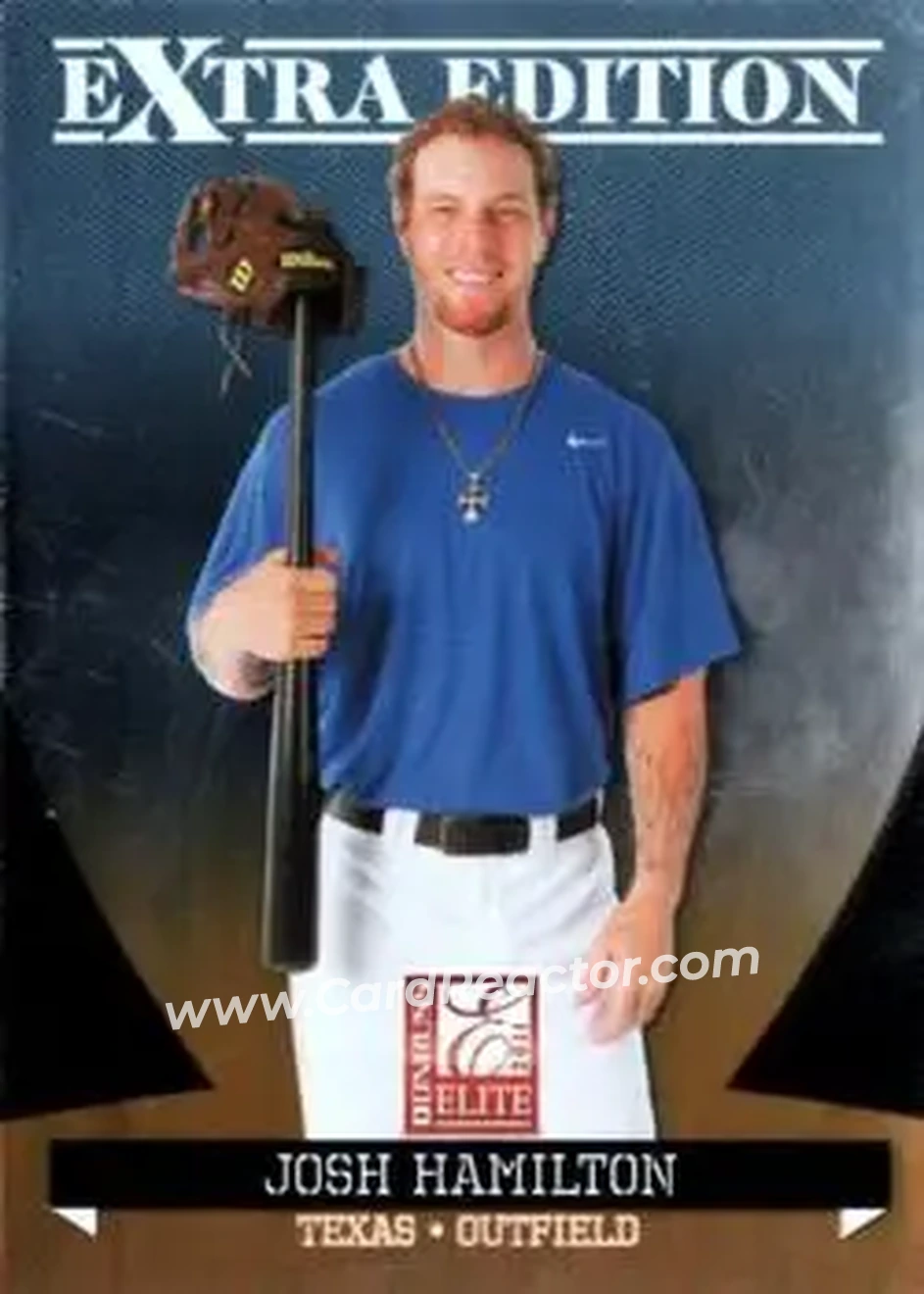 2011 Donruss Elite Extra Edition #1 - Josh Hamilton - Texas Rangers - Front 2011 Donruss Elite Extra Edition #1 - Josh Hamilton - Texas Rangers - Front