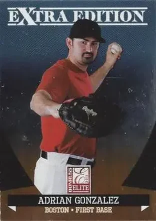 2011 Donruss Elite Extra Edition #2 - Adrian Gonzalez - Boston Red Sox