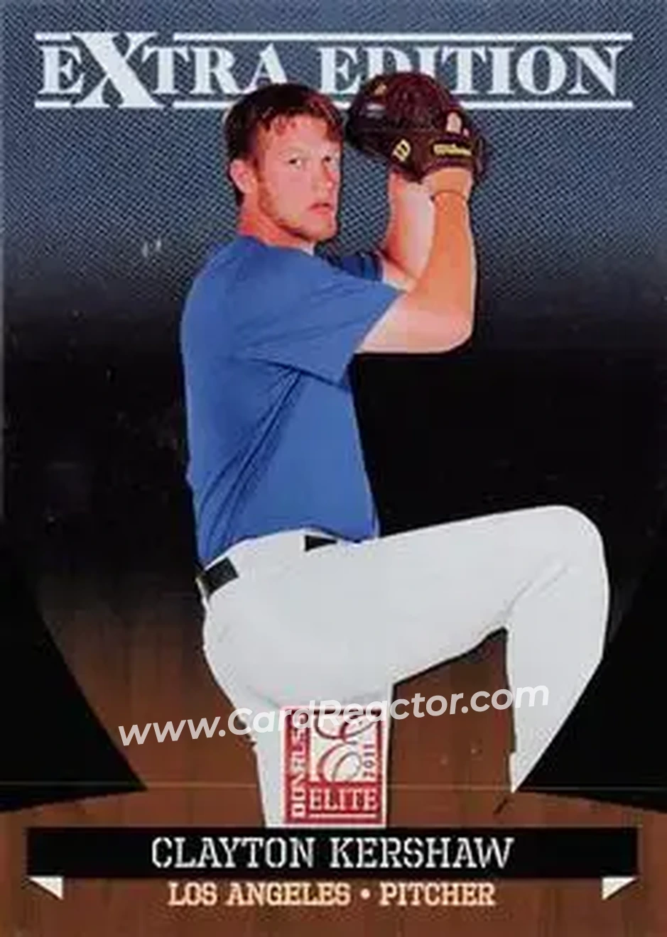 2011 Donruss Elite Extra Edition #3 - Clayton Kershaw - Los Angeles Dodgers - Front