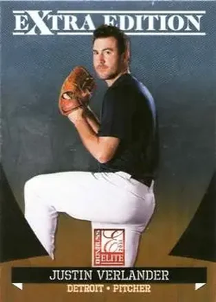 2011 Donruss Elite Extra Edition #14 - Justin Verlander - Detroit Tigers
