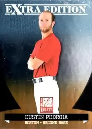 2011 Donruss Elite Extra Edition #17 - Dustin Pedroia - Boston Red Sox