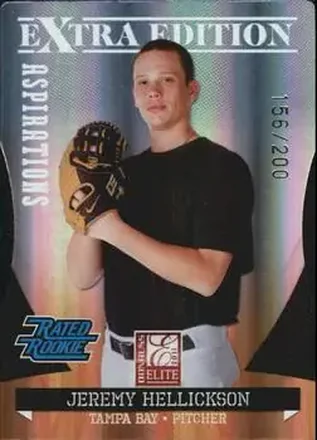 2011 Donruss Elite Extra Edition - Aspirations Die Cut #6 - Jeremy Hellickson - Tampa Bay Rays