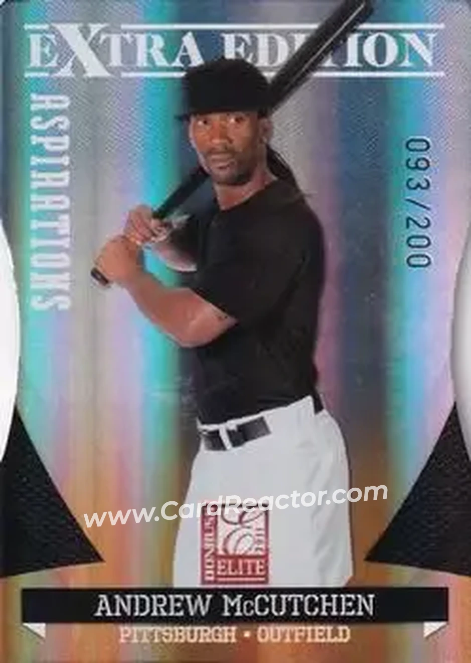 2011 Donruss Elite Extra Edition - Aspirations Die Cut #16 - Andrew McCutchen - Pittsburgh Pirates - Front 2011 Donruss Elite Extra Edition - Aspirations Die Cut #16 - Andrew McCutchen - Pittsburgh Pirates - Front