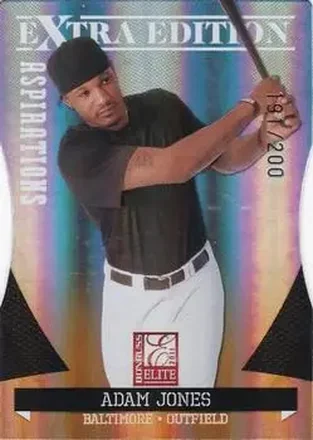 2011 Donruss Elite Extra Edition - Aspirations Die Cut #18 - Adam Jones - Baltimore Orioles
