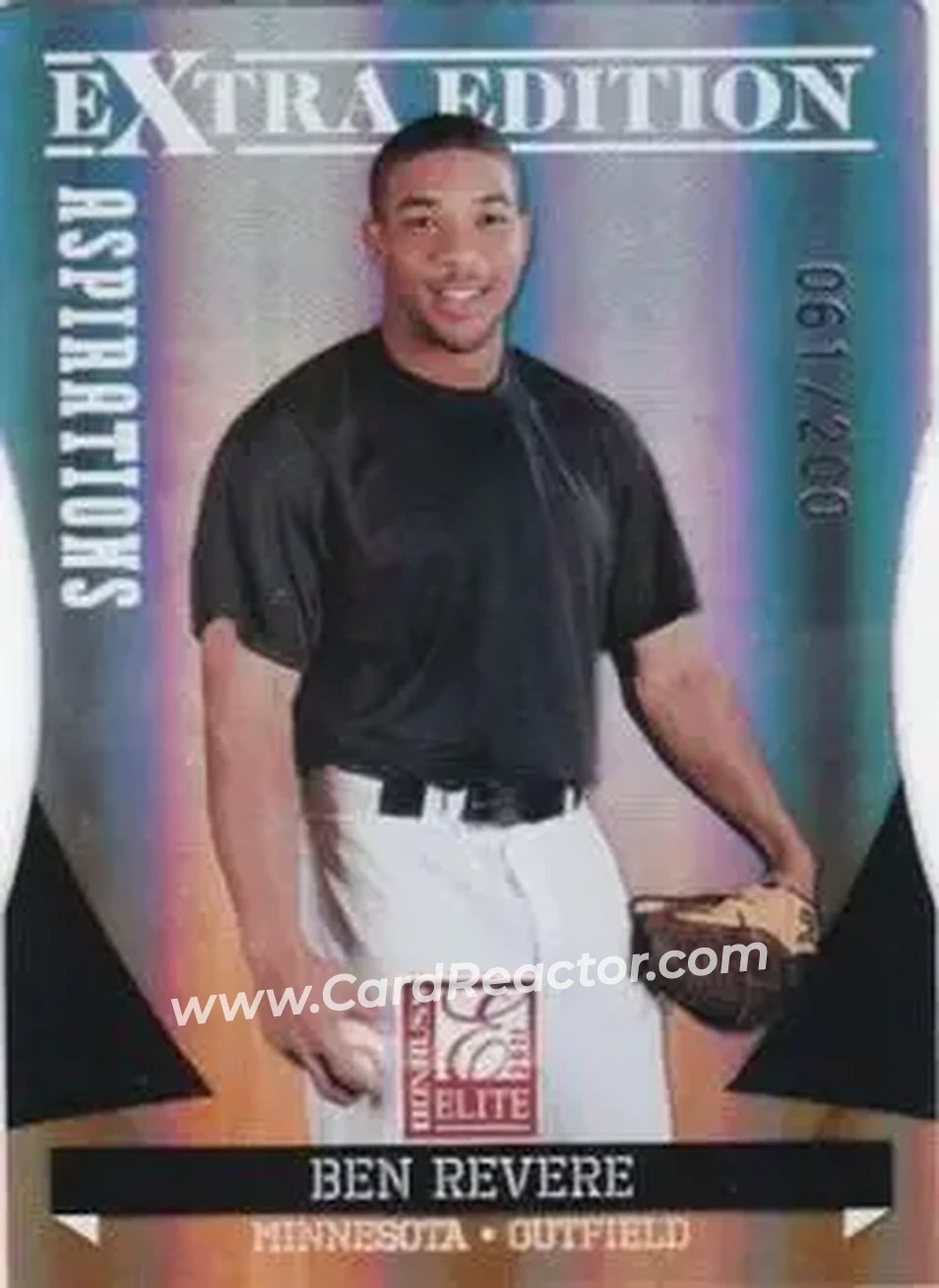 2011 Donruss Elite Extra Edition - Aspirations Die Cut #19 - Ben Revere - Minnesota Twins - Front