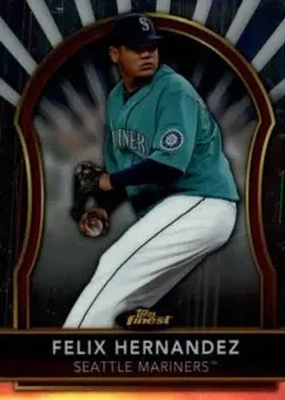 2011 Finest #8 - Felix Hernandez - Seattle Mariners