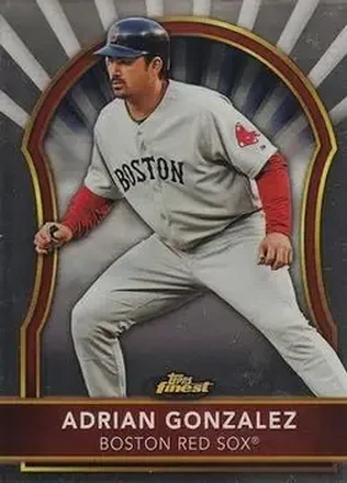 2011 Finest #10 - Adrian Gonzalez - Boston Red Sox