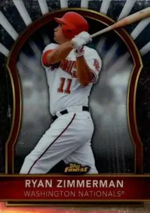 2011 Finest #14 - Ryan Zimmerman - Washington Nationals