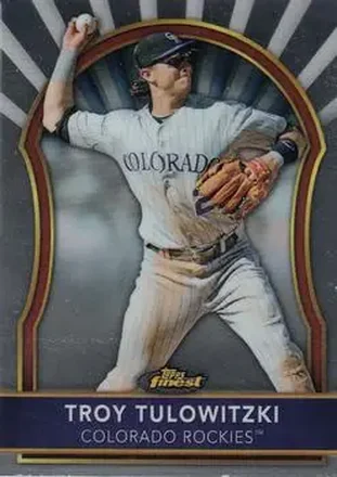 2011 Finest #15 - Troy Tulowitzki - Colorado Rockies