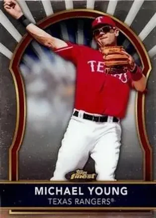 2011 Finest #19 - Michael Young - Texas Rangers