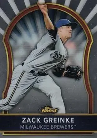 2011 Finest #27 - Zack Greinke - Milwaukee Brewers