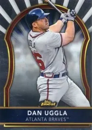 2011 Finest #30 - Dan Uggla - Atlanta Braves