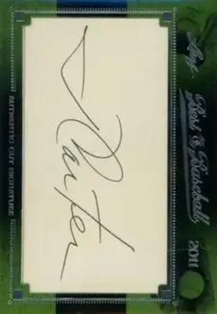 2011 Leaf Best of Baseball Cut Signatures #NNO Jimmy Carter