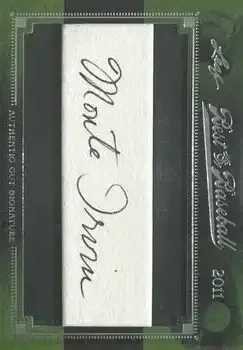 2011 Leaf Best of Baseball Cut Signatures feature card