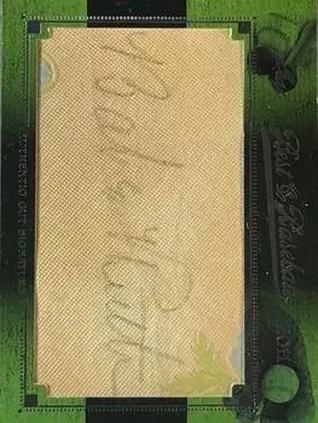 2011 Leaf Best of Baseball Cut Signatures #NNO Babe Ruth