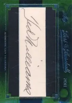 2011 Leaf Best of Baseball Cut Signatures feature card