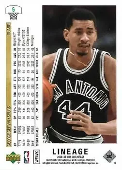 Back of George Gervin