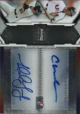 2011 Bowman Sterling #BSDA-EL Dual Autographs Chris Elder - Michael Lorenzen AU, SN299 - USA