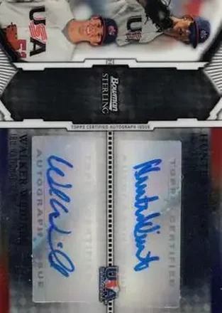 2011 Bowman Sterling #BSDA-VW Dual Autographs Hunter Virant - Walker Weickel AU, SN299 - USA