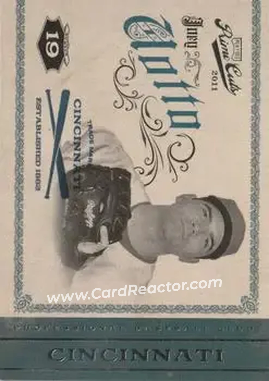 2011 Panini Prime Cuts #21 - Joey Votto - Cincinnati Reds - Front