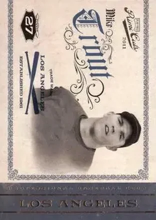 2011 Panini Prime Cuts #37 - Mike Trout - Los Angeles Angels