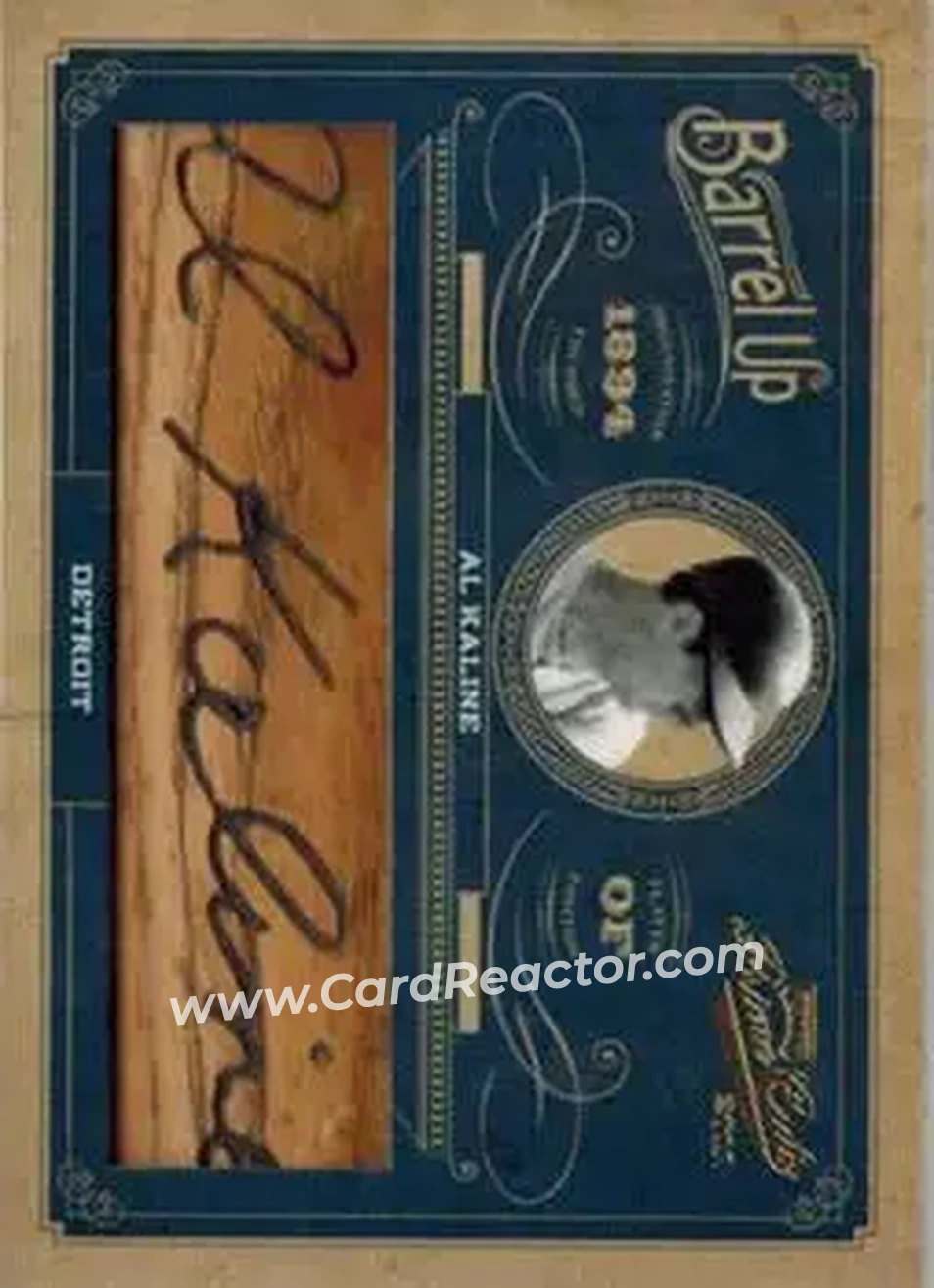 2011 Panini Prime Cuts - Barrel Up #18 - Al Kaline - Detroit Tigers - Front
