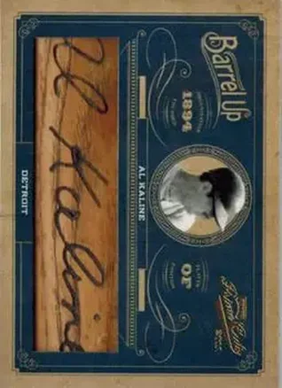 2011 Panini Prime Cuts - Barrel Up #18 - Al Kaline - Detroit Tigers