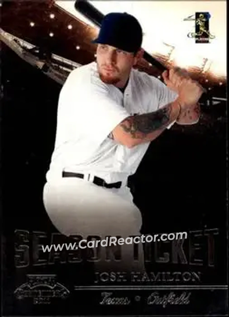 2011 Playoff Contenders #1 - Josh Hamilton - Texas Rangers - Front 2011 Playoff Contenders #1 - Josh Hamilton - Texas Rangers - Front