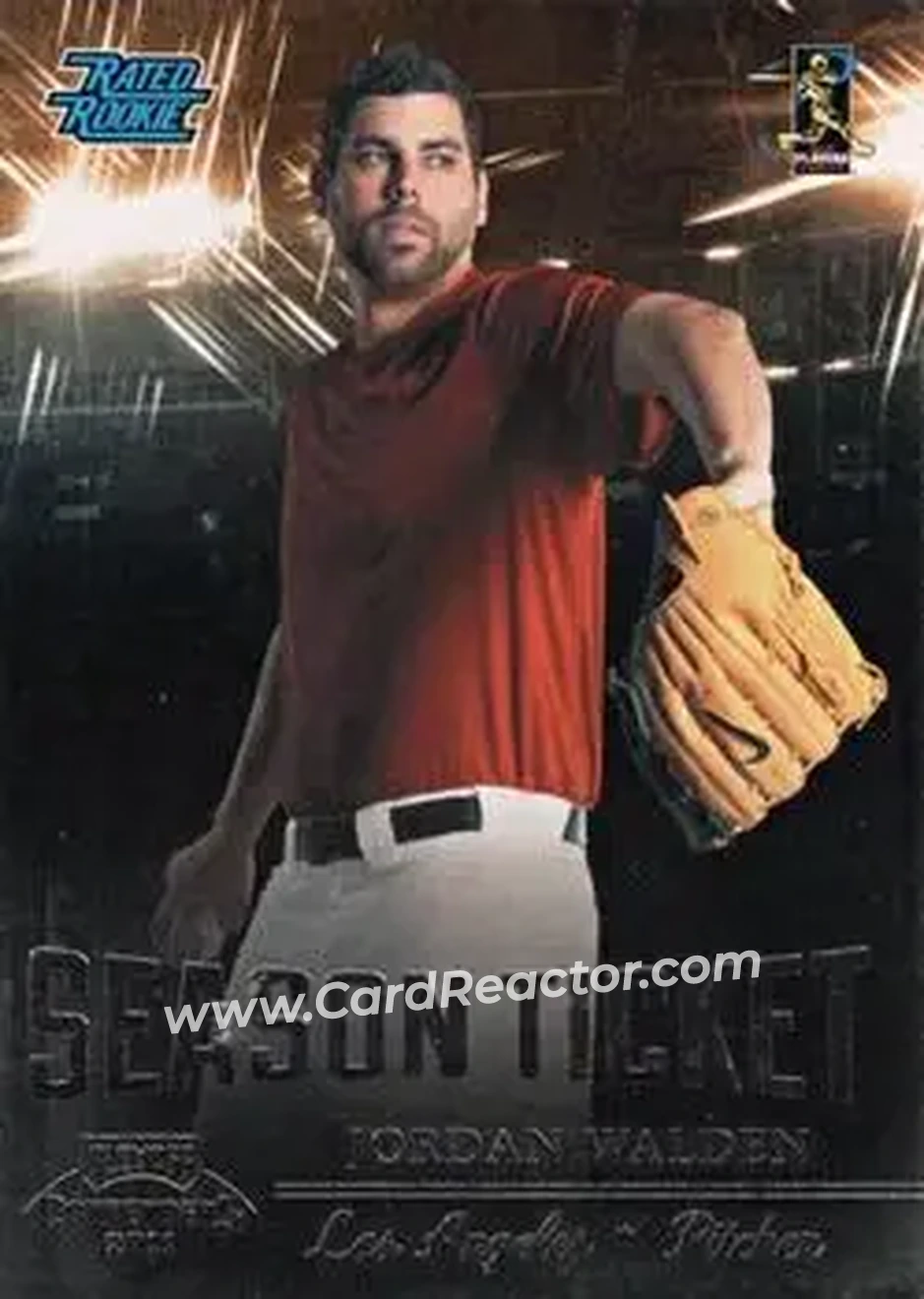 2011 Playoff Contenders #8 - Jordan Walden - Los Angeles Angels - Front