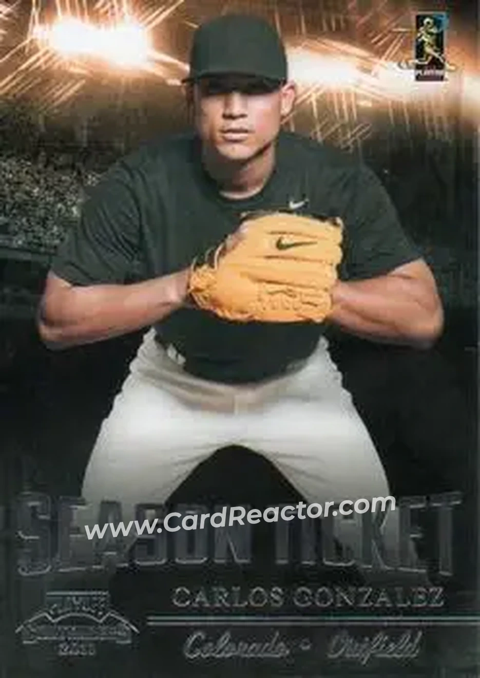 2011 Playoff Contenders #9 - Carlos Gonzalez - Colorado Rockies - Front