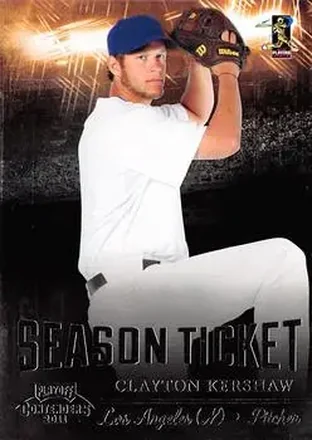 2011 Playoff Contenders #10 - Clayton Kershaw - Los Angeles Dodgers