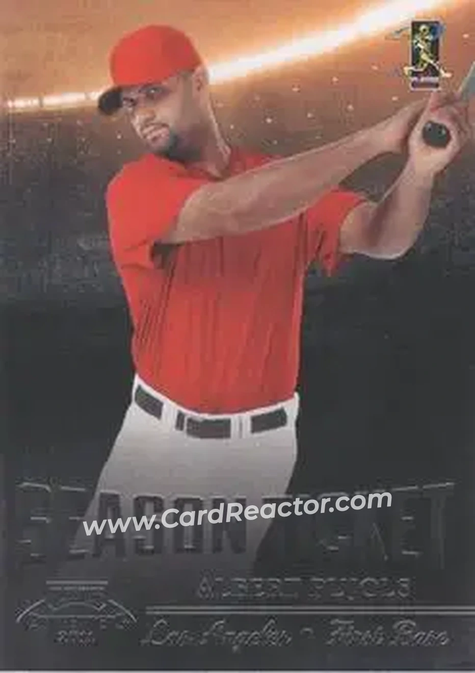 2011 Playoff Contenders #12 - Albert Pujols - Los Angeles Angels - Front